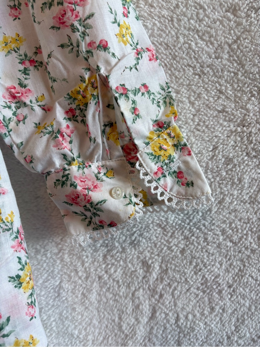 Eileen West Floral Long Sleeve Ballet Nightgown 100% Cotton Size Small NWT - Picture 5 of 13